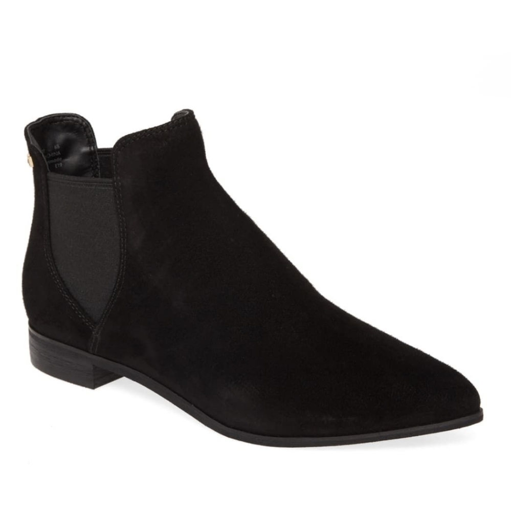 Cole Haan Hara Suede Ankle Pointy Toe Booties 5.5